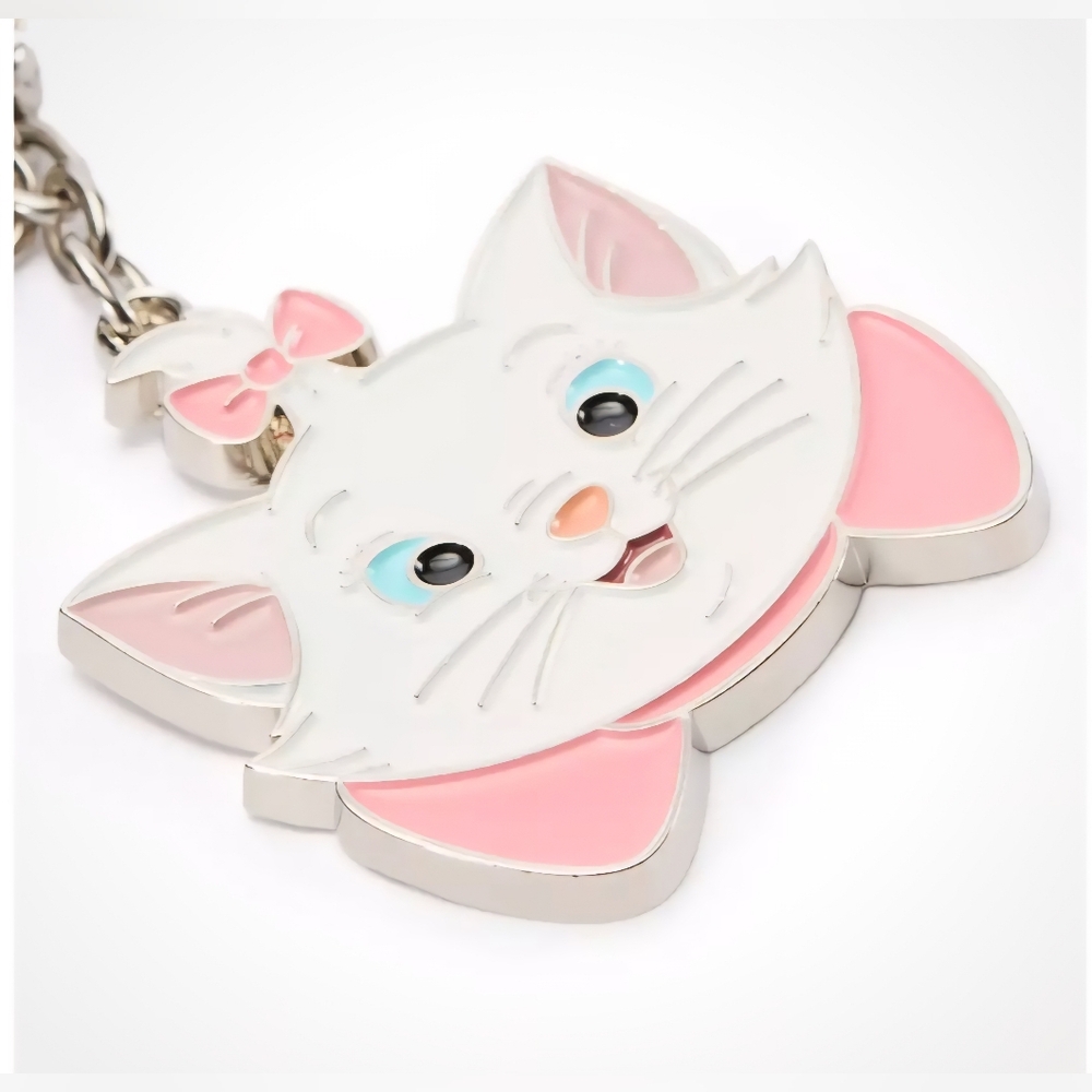 Disney Marie Cats Enamel Multi-Charm Keychain Aristocrats Purse Charm NWT - Picture 4 of 4